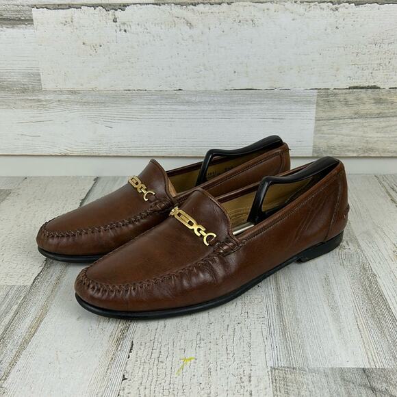 Bally | Shoes | Bally Kauai Mens 95 Brown Leather 